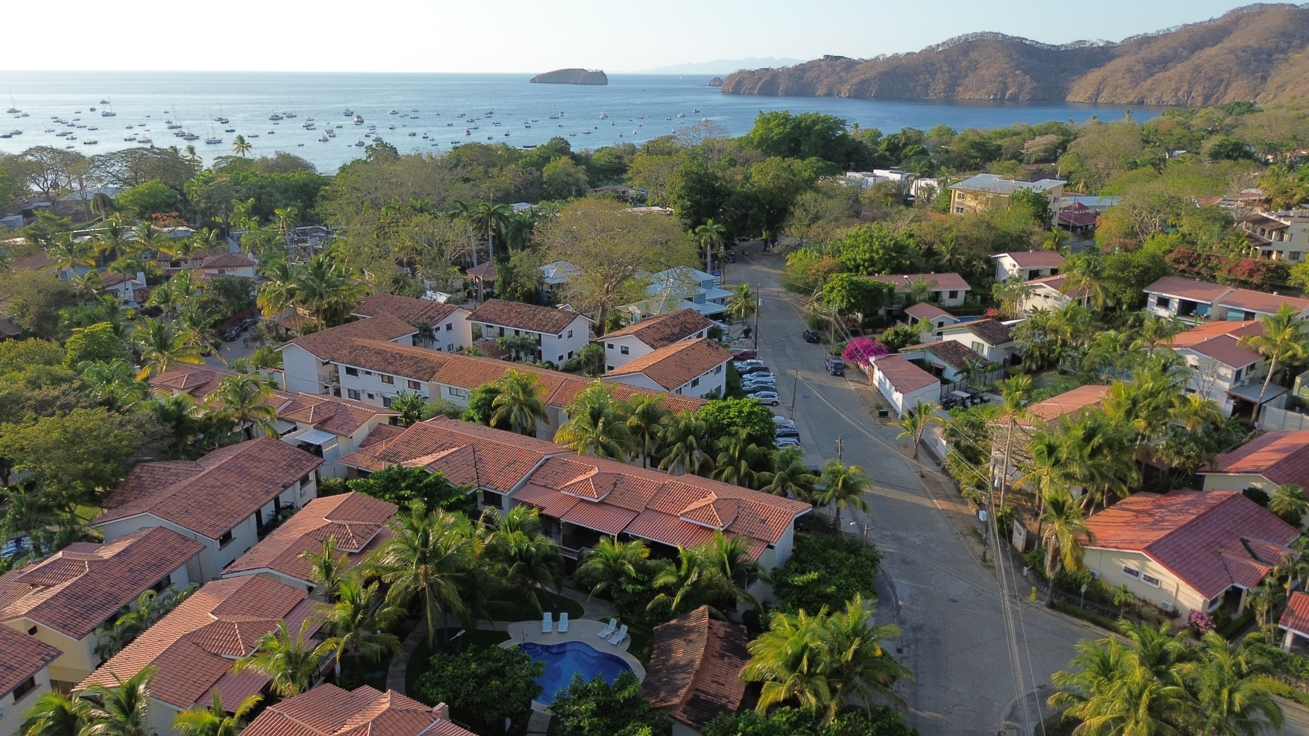 The neighborhood of Las Palmas in Playas del Coco