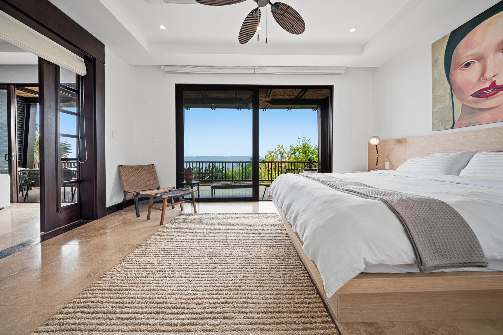 Ocean view from the primary suite in Azul Paraiso C8