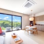 Na Umi N511 living area with mountain and hillside view