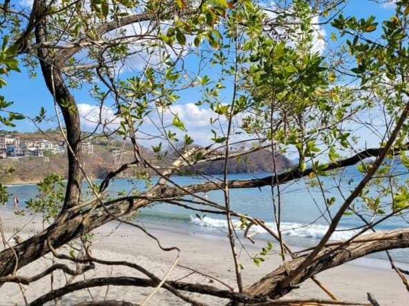 View of a Guanacaste beach community for a Playas del Coco real estate budget guide